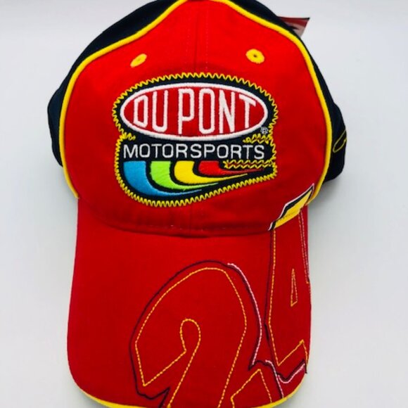 Jeff Gordon #24 NASCAR DuPont Motorsports Chase Authentics Adjustable Hat NWT - Picture 1 of 10